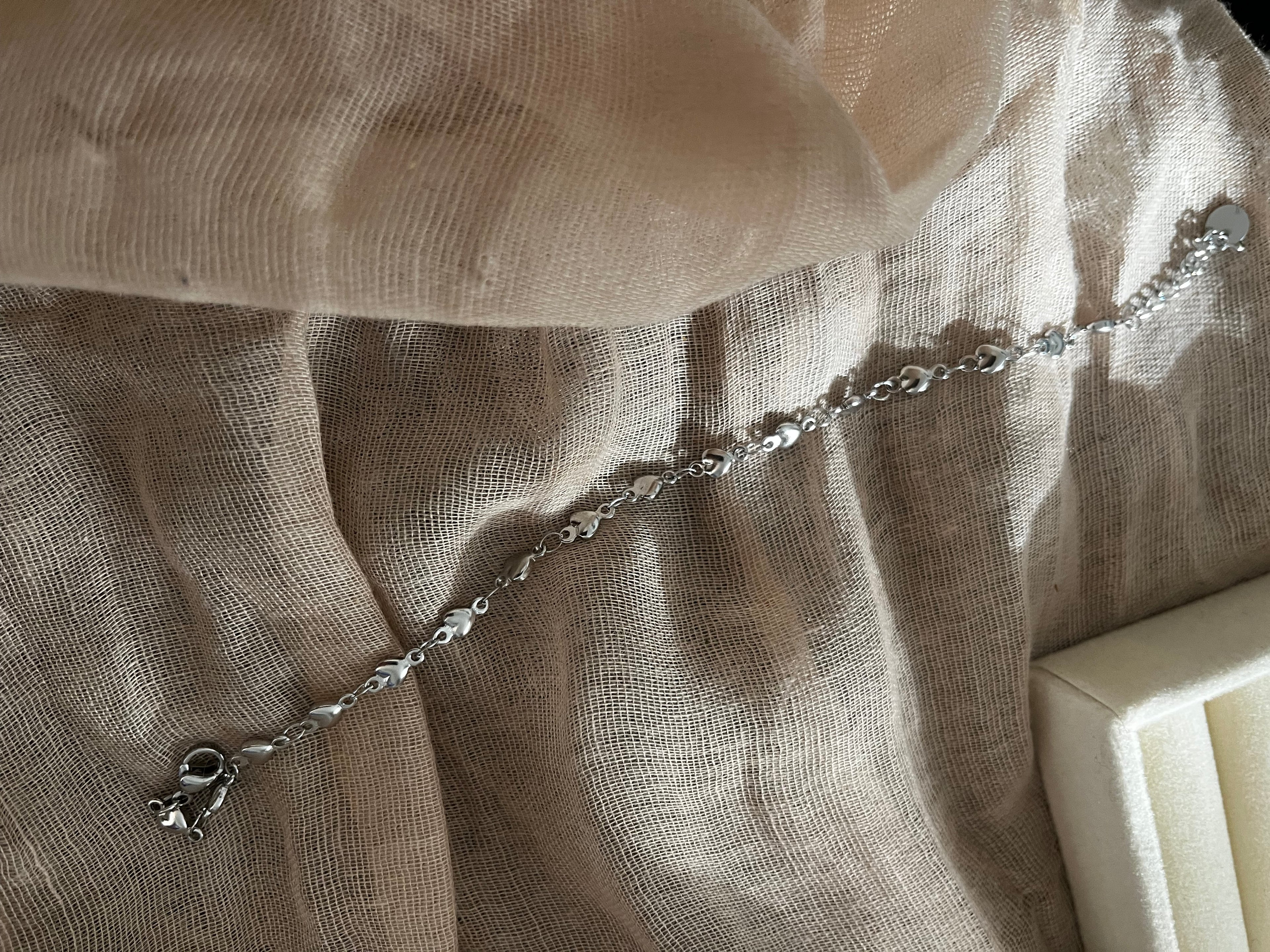 Herzchenkette in silber