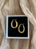 Goldene Ohrringe Maya
